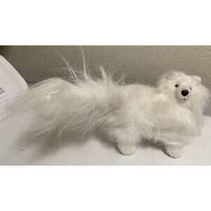 Vintage 1991 Mattel Barbie SACHI Dog Spitz 6” Samoyed